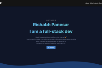 Portfolio Website | Devpost