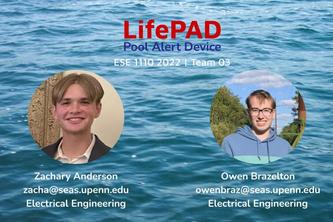 ESE 1110, Team 03, LifePAD