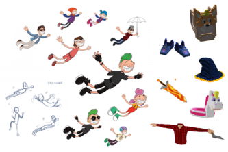 Flying People: dNFT for Cross-collection Interoperable Items