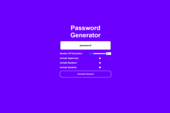 Password Generator