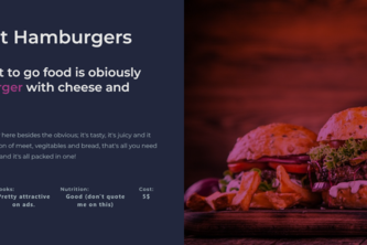 GHW - About Favourite Food