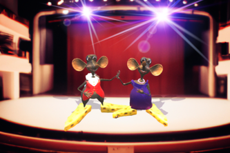 "Stinky toed mice"-Digital costumes for the opera