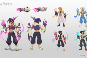 Character Design of Dia Muerta