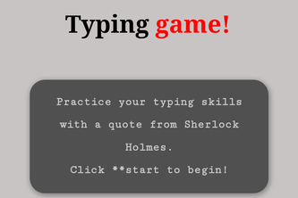 Typing-Game