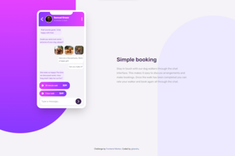 chat application interface