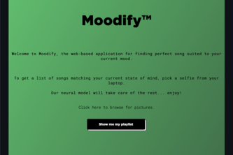 Spotify song recommendation system based on emotions.