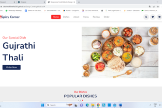 Spicy Corner Restaurant | Devpost