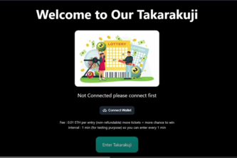 Smart Contract Takarakuji