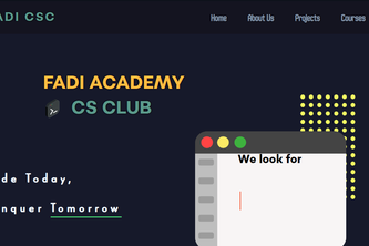FADI CS CLUB Website