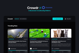 Crowdr - A blockchain based crowd-funding Platform