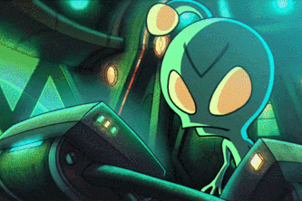 Opening Cutscene Animation - "Aliens Want Our Mascot?!"