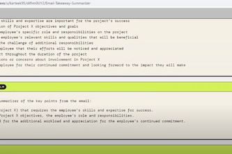 Email Takeaway Summarizer