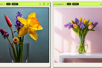 Ikebana style flower arrangement recipe