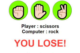 Rock, Paper, Scissors! Web Game