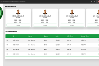 Attendance Dashboard