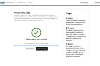 Arbichain: A simpler way to settle disputes.