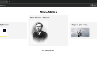Decentralised News Feeds Application