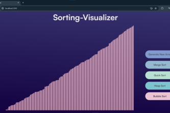 Sorting Visualizer | Devpost