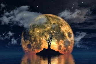The moon