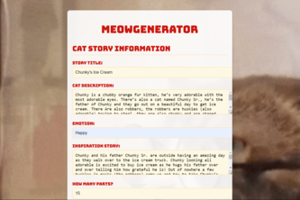 MeowGenerator