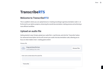 TranscribeRTS