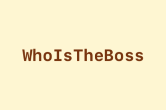 WhoIsTheBoss