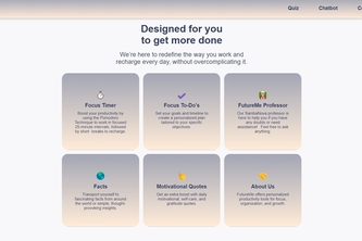 FutureMe – Empower Your Focus, Learning, and Growth.