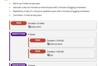 Intelligent Workout Editor