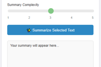 Lexi Lens Summarizer