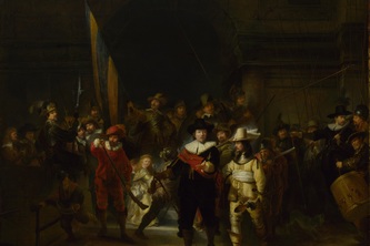 The Nightwatch by Rembrandt, made interactive