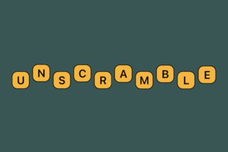 Unscramble Game