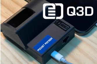 Laser Maze Game: Mixed Reality Adventure w Q3D PocketPioneer