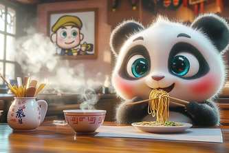 Panda dreams