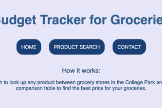 GroceriScout: Terp Edition