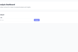  A modern AI-powered contract analysis platform