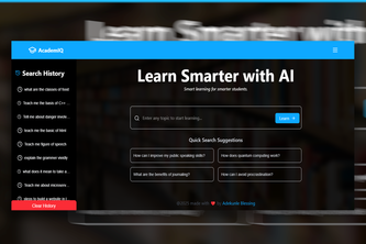AcademIQ - Smart learning for smarter students.