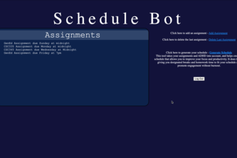 Schedule Bot