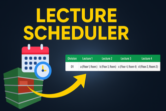 Lecture Scheduler