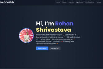 Rohan’s Portfolio