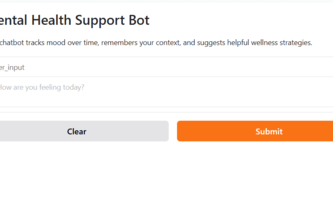 RL Powered Mental Health Support Bot