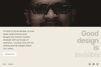 Piyush Bendale's Portfolio
