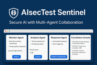 AIsecTest Sentinel: Secure AI with Multi-Agent Collaboration