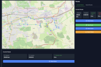 MapTrackr - A Map Route Tracker Application