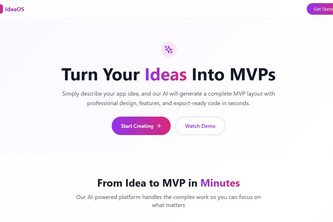 IdeaOS - Idea to MVP Generator
