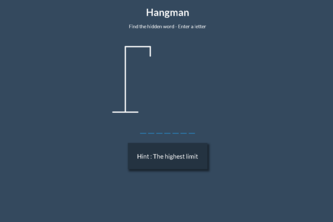 Hangman Game : word puzzle