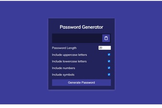 PasswordGenerator