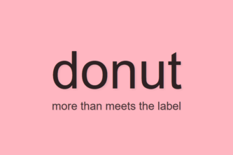 donut - more than meets the label