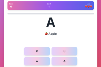 ABC Fun Learning Game