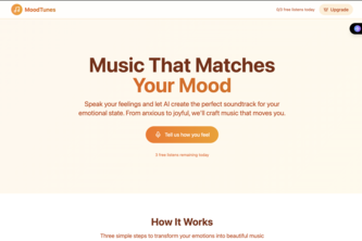 MoodTunes – AI-Generated Music Based on Your Mood