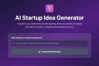 AI Startup Idea Generator